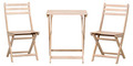 Kafésett Brooklyn teak - Sunlife
